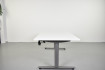 EFG hæve-/sænke skrivebord med hvid plade, L 160 x 80 cm