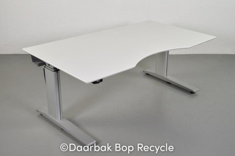 Hæve-/sænkebord - Køb hæve-/sænkebord med hvid plade her.!