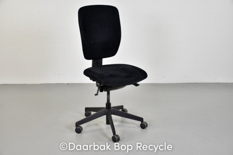 Duba B8 Dash kontorstol med sort alcantara polster og høj ryg