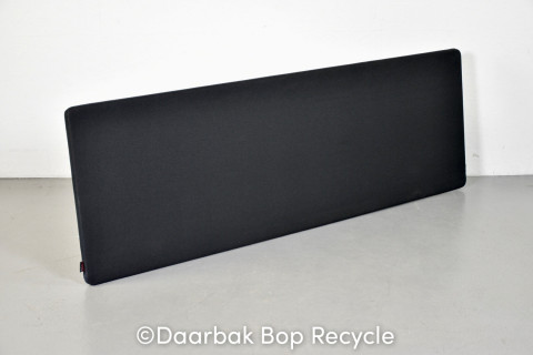 Lanab Design bordskærm i sort, 180 cm.