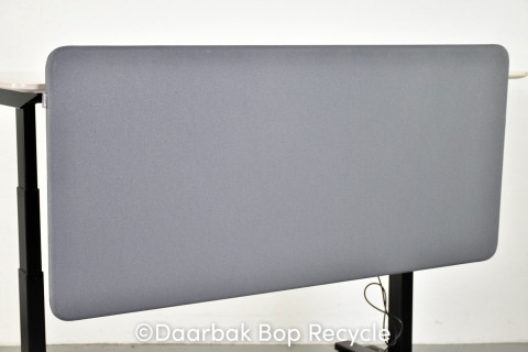 Abstracta bordskærm i grå, inkl. beslag.